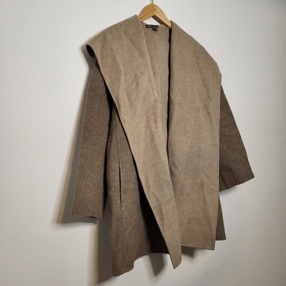Vince Wool Blend Two Toned Open-Front Coat Size XS - Picture 14 of 14